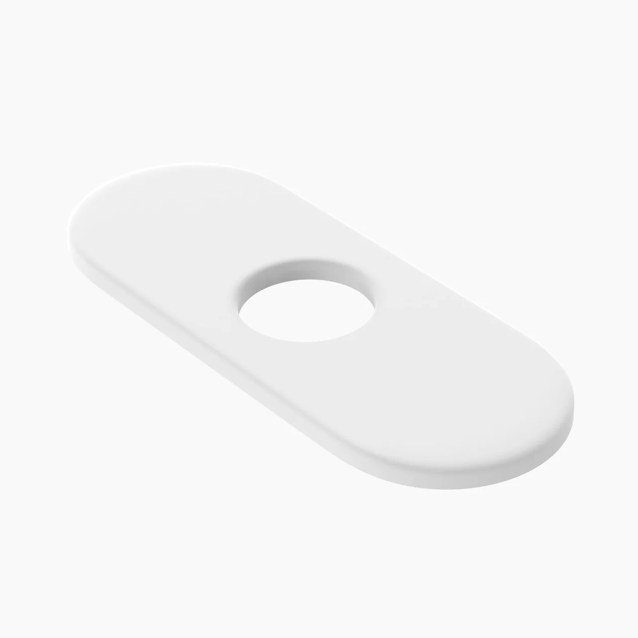 Menopo Abdeckplatte für Spülbecken – Passend für 1- oder 3-Loch-Armaturen in Bad & Küche