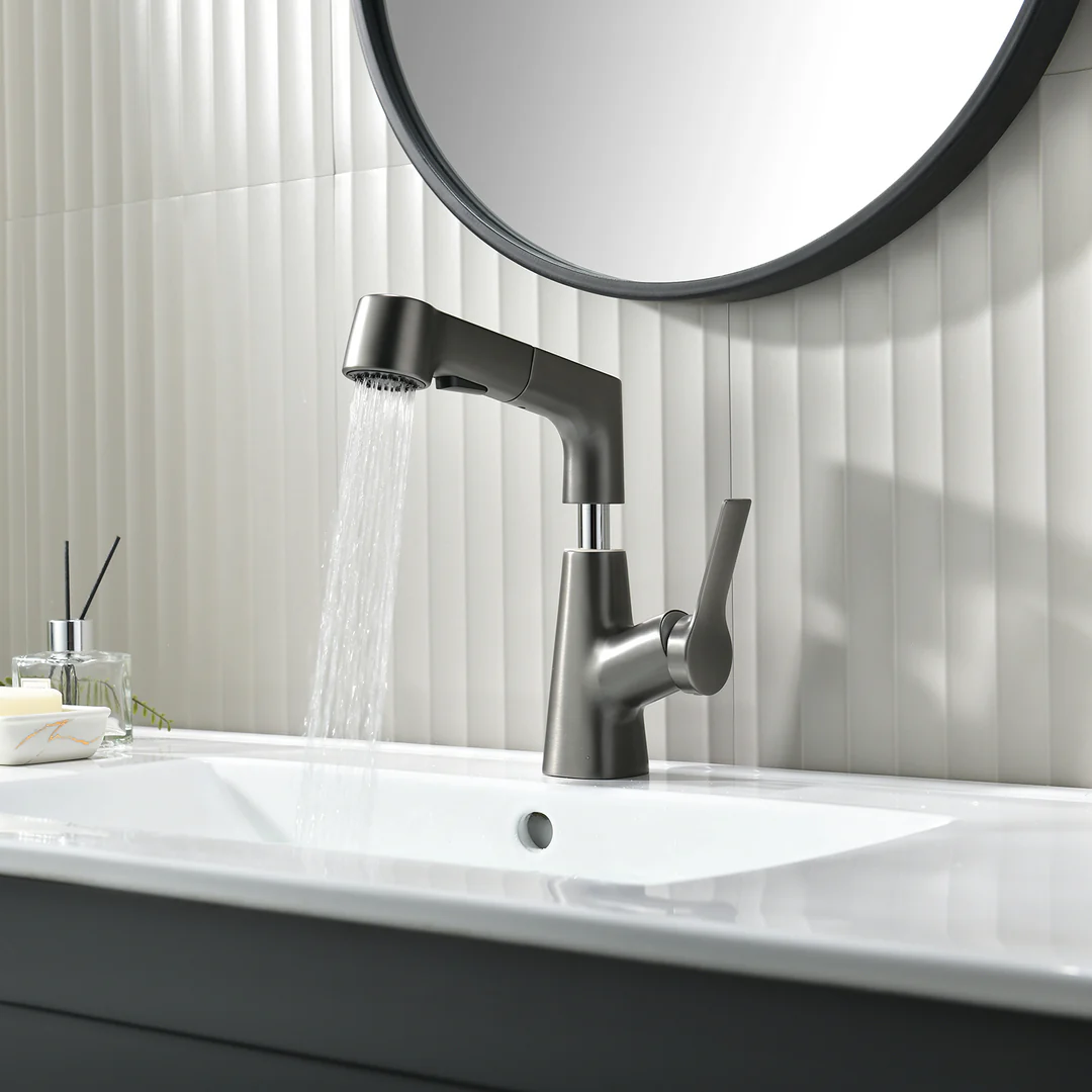 Menopo Smarttap - Funktioneller Wasserhahn mit ausziehbarem Schlauch FT2256