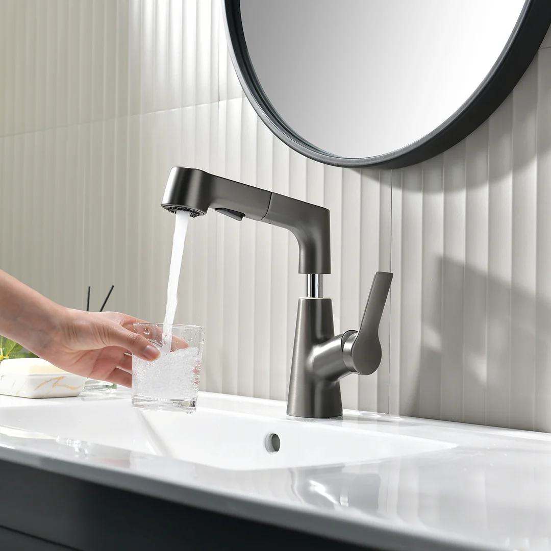 Menopo Smarttap - Funktioneller Wasserhahn mit ausziehbarem Schlauch FT2256