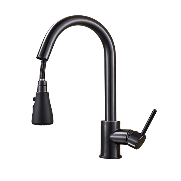 MENOPO Aquatap - Stylischer Wasserhahn mit ausziehbarem Schlauch FT2219
