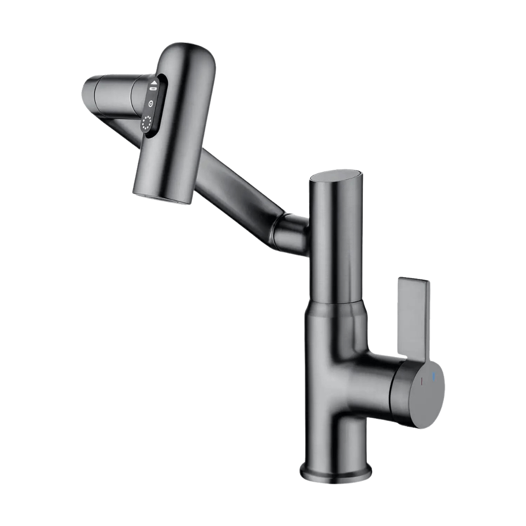 MENOPO Flexitap - Innovativer Wasserhahn mit digitaler Temperaturanzeige FT2207